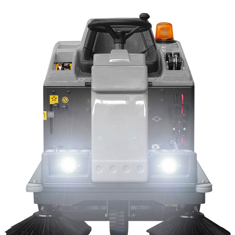 Lavor SWL R 1000 Industrial Sweeper with Front Lighting