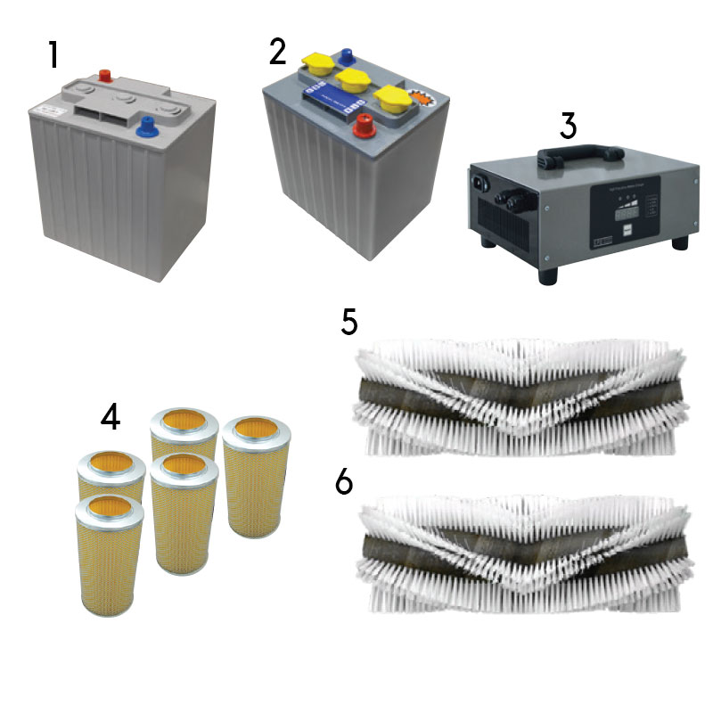 Lavor SWL professional battery-powered sweeper