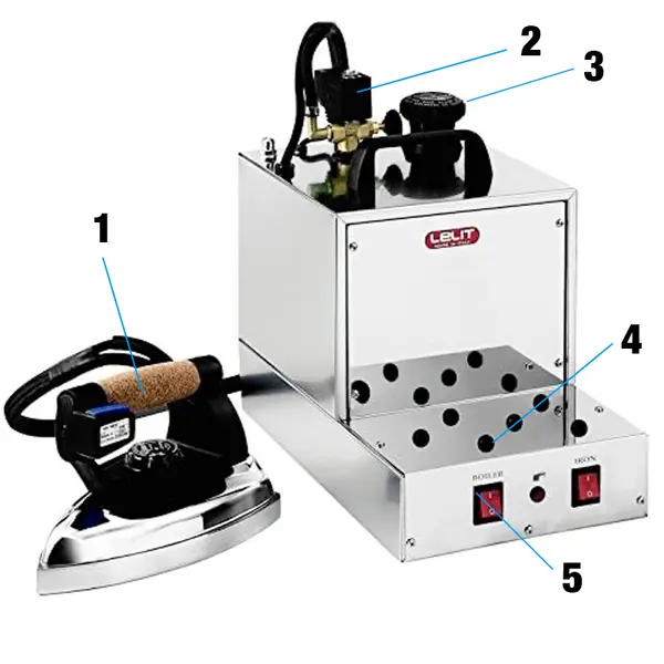 Lelit PG027 - Ferro Professionale con Caldaia 5 L