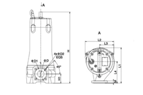 Leo 50SWUm disegno elettropompa