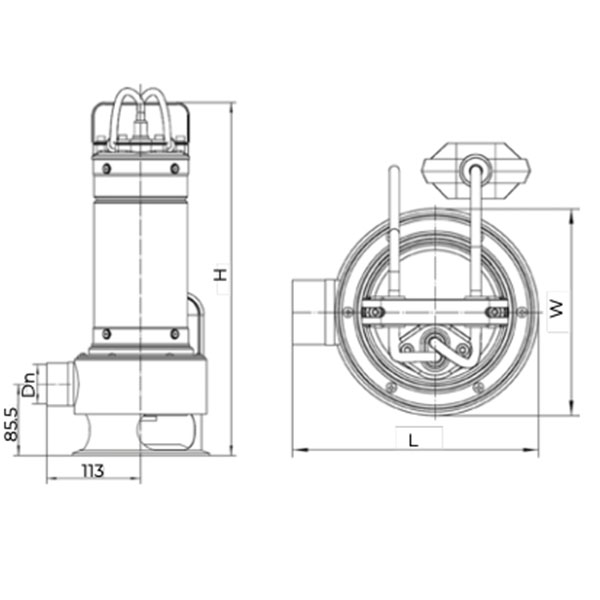 Leo LSWS Electric Drainage Pump for Dirty and Loaded Water
