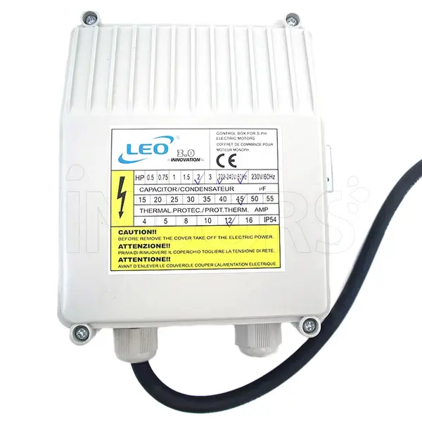 Leo Box - Quadro Avviamento Pompa per 1 motore 0,75-2 HP