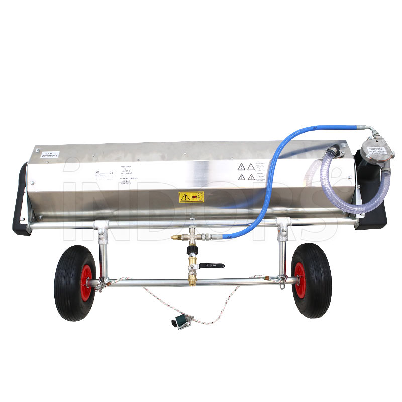 Photovoltaic panel washing brush