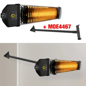 MO-EL Iris 866N e 866NRC - Lampada Riscaldante Infrarossi per Ambienti di 4-6 m²