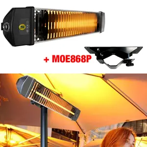 MO-EL Iris 866N e 866NRC - Lampada Riscaldante Infrarossi per Ambienti di 4-6 m²