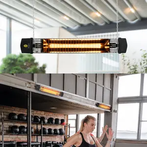 MO-EL Iris 867N e 867NRC - Lampada Riscaldante Infrarossi per Ambienti di 7-12 m²