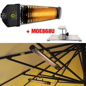 MO-EL Iris 867N e 867NRC - Lampada Riscaldante Infrarossi per Ambienti di 7-12 m²