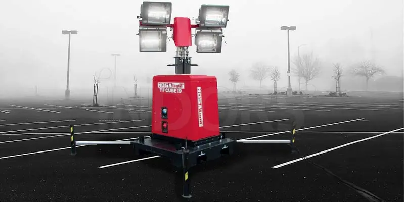 TF CUBE I9 torre faro illumiazione cantieri stabilizzata