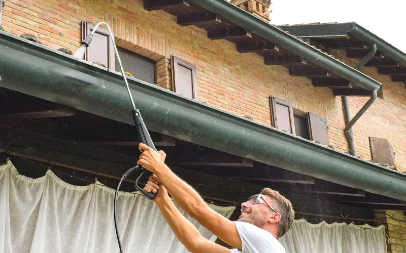 Lancia alta pressione per lavaggio grondaie compatibile con idropulitrice