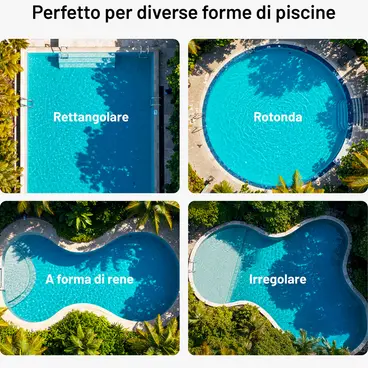 Mammotion Spino E1 - Robot per Pulizia Piscine 150 mq Alimentazione a Batteria