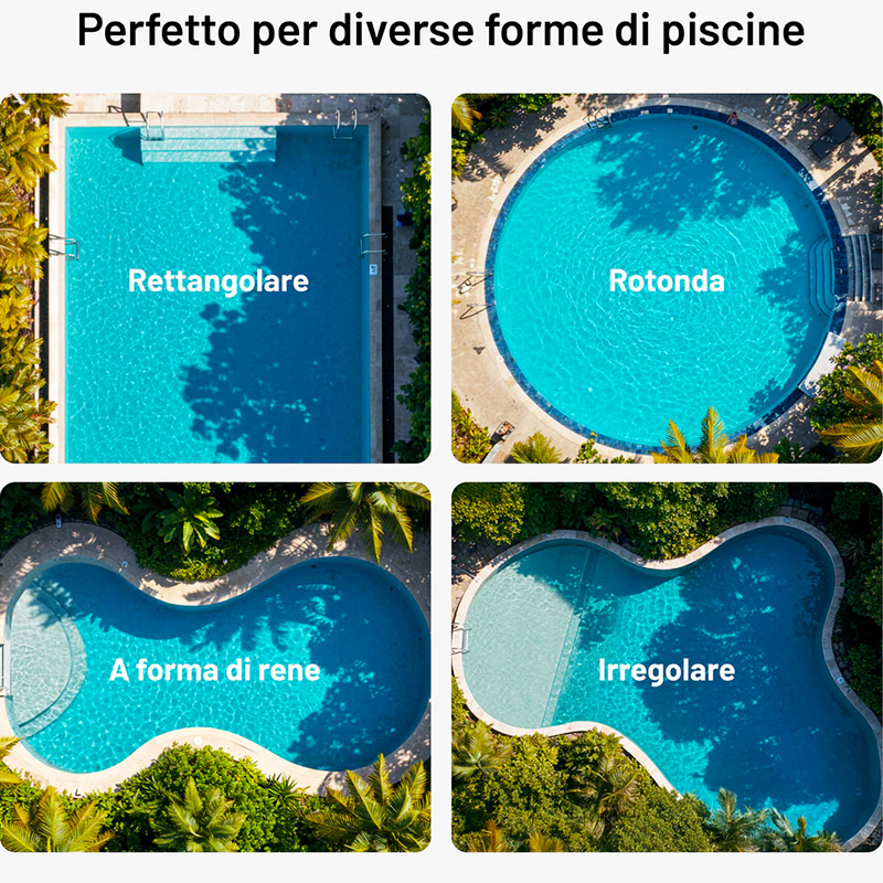 Mammotion Spino E1 - Robot nettoyeur de piscine à batterie pour piscines de 150 m²