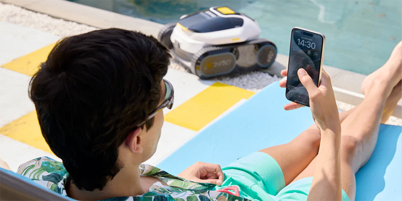 Mammotion Spino E1 - Robot nettoyeur de piscine à batterie pour piscines de 150 m²