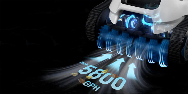 Mammotion Spino E1 - Robot nettoyeur de piscine à batterie pour piscines de 150 m²