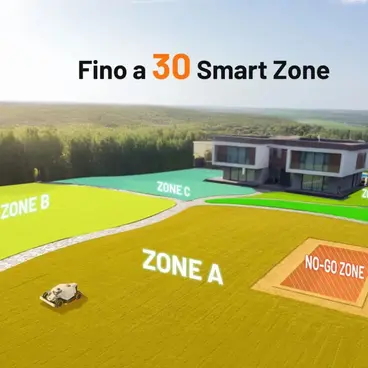 Robot rasaerba Mammotion LUBA 3 AWD 10000 senza filo perimetrale per prati fino a 10.000 m²