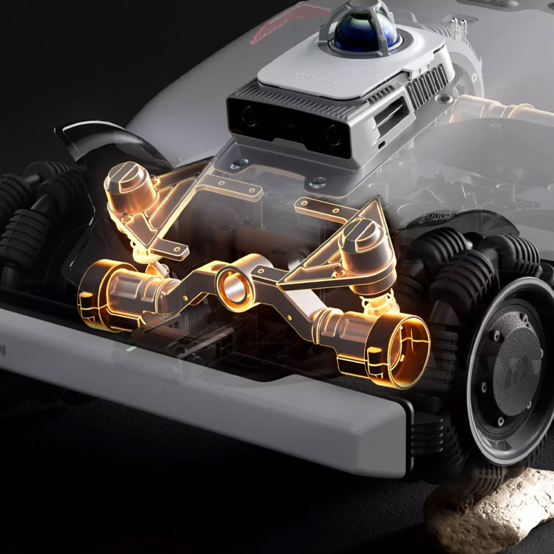 Robot rasaerba Mammotion LUBA 3 AWD 10000 senza filo perimetrale per prati fino a 10.000 m²