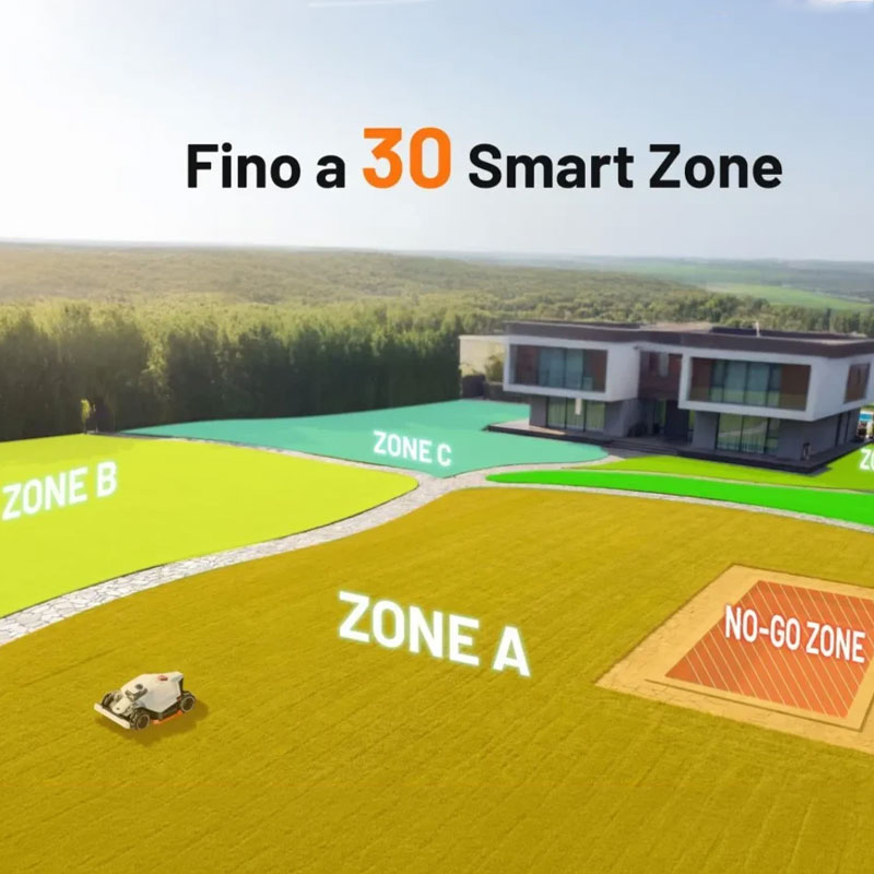 Robot rasaerba Mammotion LUBA 3 AWD 10000 senza filo perimetrale per prati fino a 10.000 m²