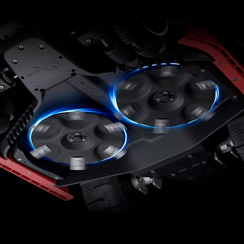 Mammotion Luba 3 AWD 5000 - Cordless Robotic Lawnmower with Perimeter Mowing Area of 5000 m²