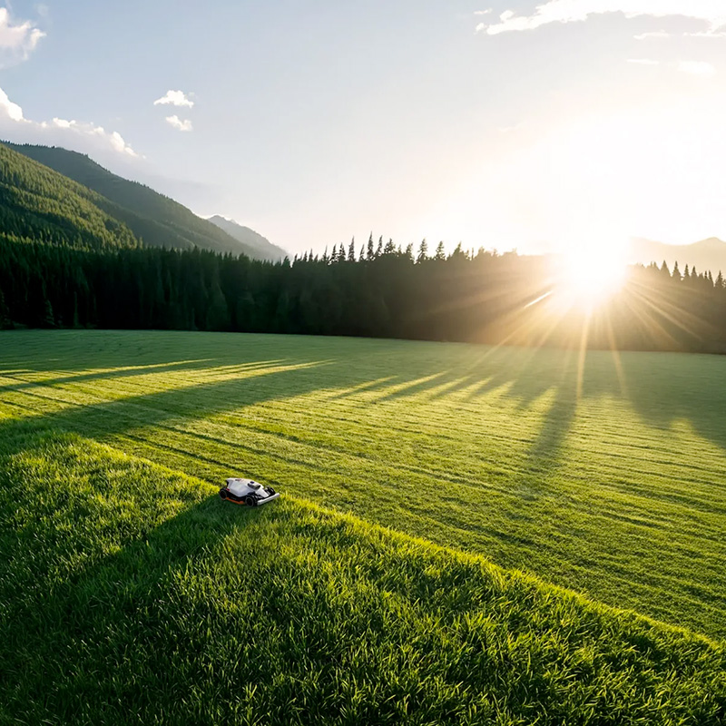 Mammotion Luba 3 AWD 5000 - Cordless Robotic Lawnmower with Perimeter Mowing Area of 5000 m²
