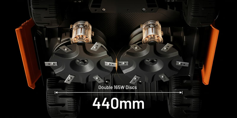 Mammotion LUBA 4 AWD 3000F - Robot Rasaerba Senza Filo Perimetrale per Prati Fino a 3000 m²