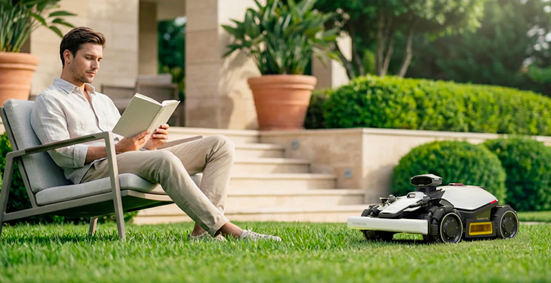 Mammotion Luba Mini 2 AWD 1000 - Robot Rasaerba Senza Filo Perimetrale 1000 m²