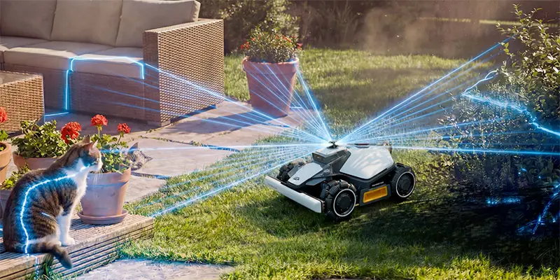 Mammotion Luba Mini 2 AWD 1500 - Robot Rasaerba Senza Filo Perimetrale 1500 m²