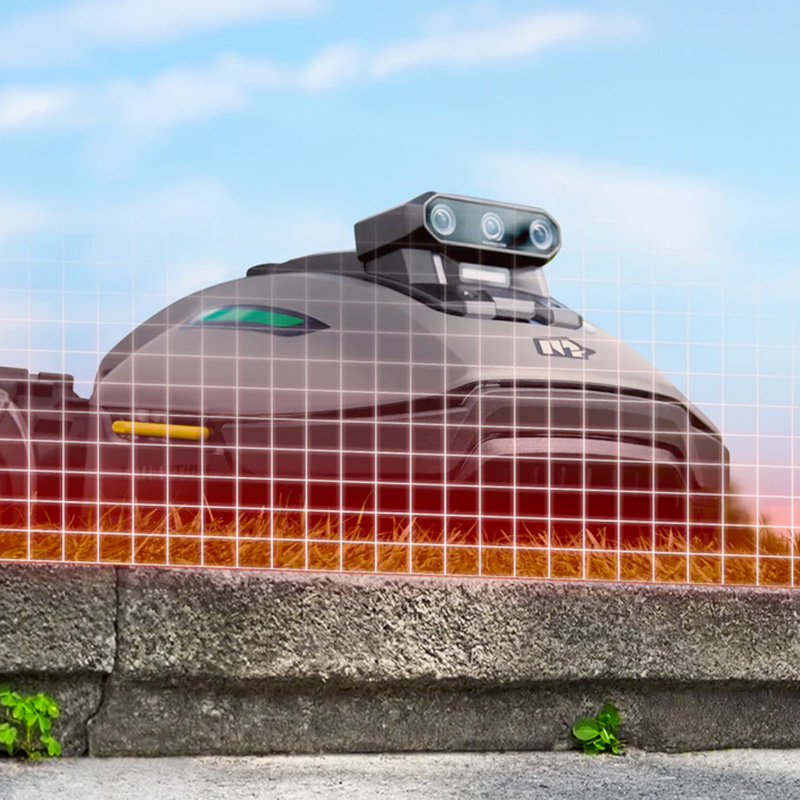 Mammotion Yuka Mini 2 1000 - Cordless Robotic Lawnmower with Perimeter Mowing Area of 1000 m²