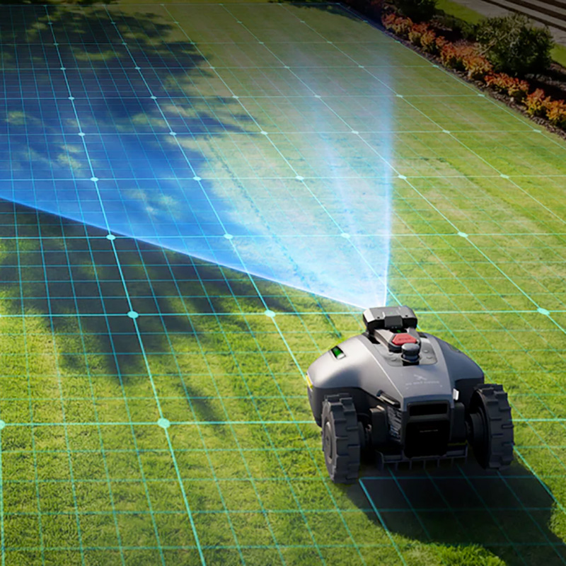 Mammotion Yuka Mini 2 1000 - Cordless Robotic Lawnmower with Perimeter Mowing Area of 1000 m²