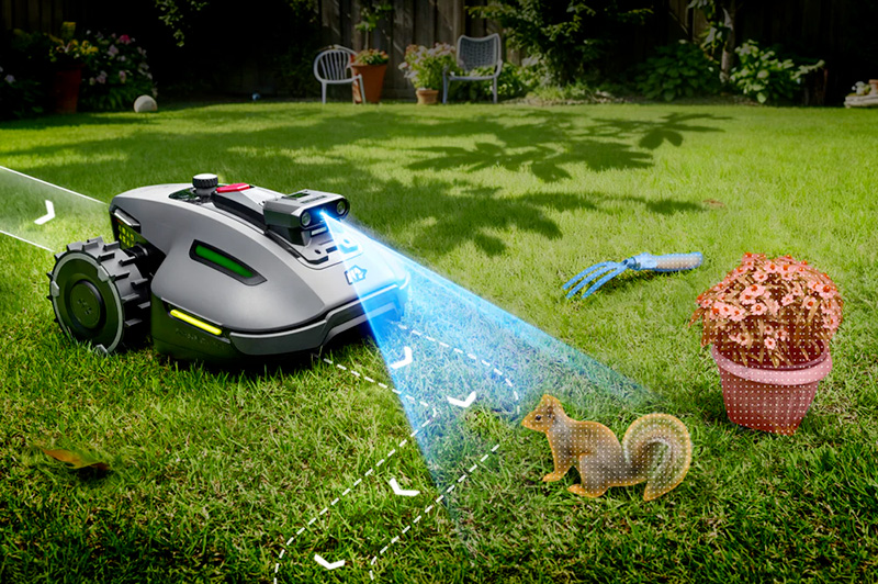 Mammotion Yuka Mini 2 1000 - Cordless Robotic Lawnmower with Perimeter Mowing Area of 1000 m²