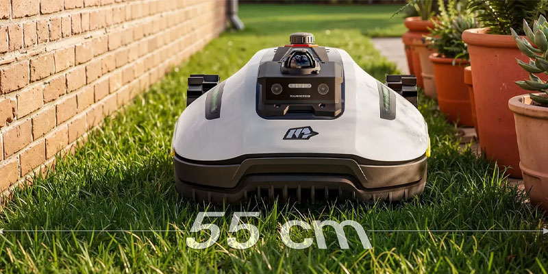 Mammotion Yuka Mini 2 1000 - Cordless Robotic Lawnmower with Perimeter Mowing Area of 1000 m²