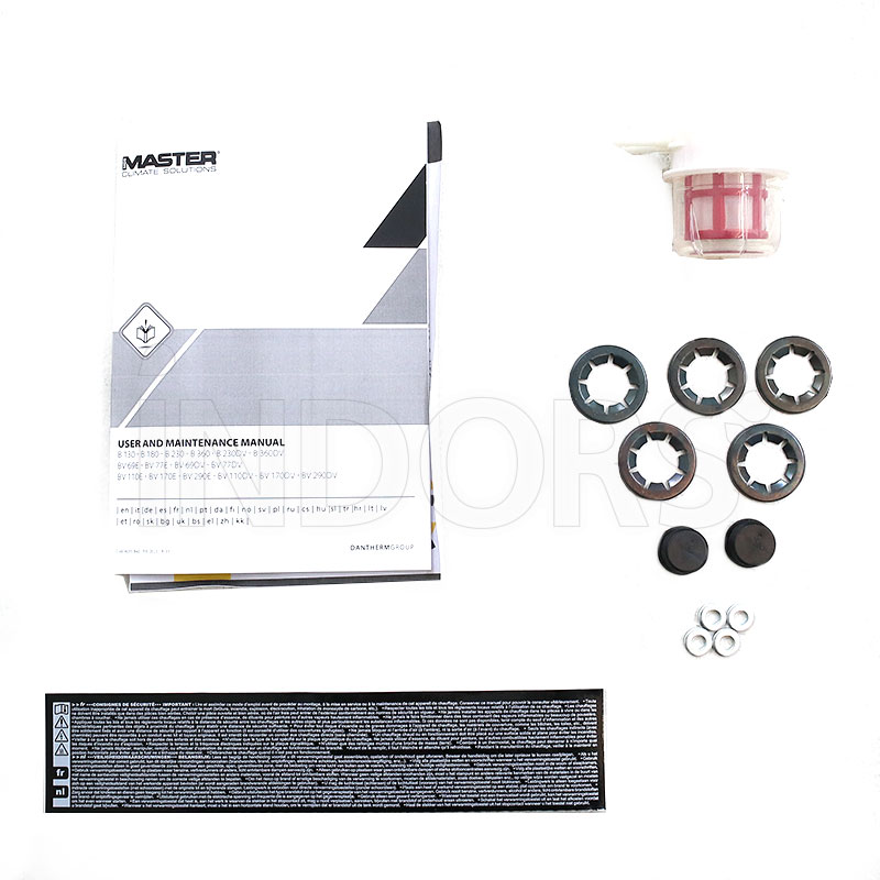 Équipement standard Master BV 77