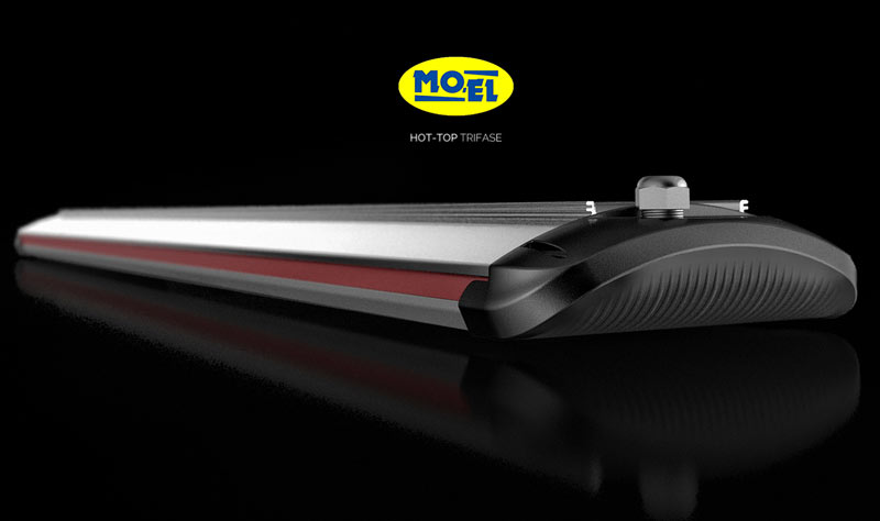 MO-EL Hot-Top Trifase 9830 9845 - Termoconvettore Infrarossi da 3 a 4,5 kW