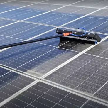 MO-EL MO-BRUSH - Spazzola Rotante a Batteria per Pulizia Fotovoltaici e Serre