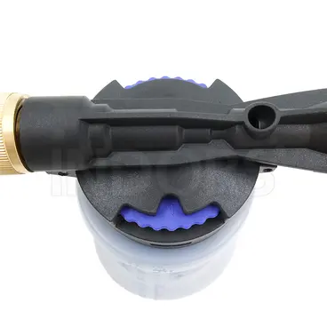 MTM Kit Lancia Schiuma Garden Hose Regolabile + Idropistola Bassa Pressione e Innesto Rapido