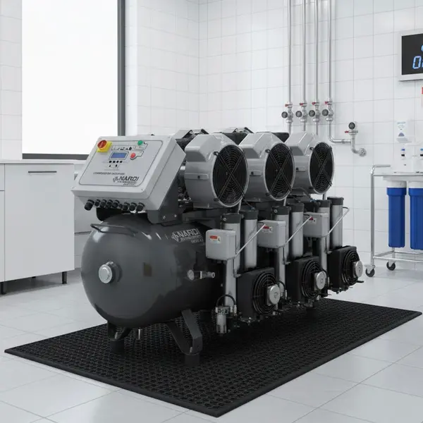 Nardi Extreme MP 270 L - Compressore Dentale Trifase con Essiccatore
