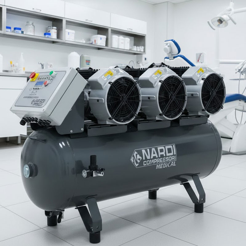Nardi Extreme MPV 270 L - Three-Phase Medical Compressor