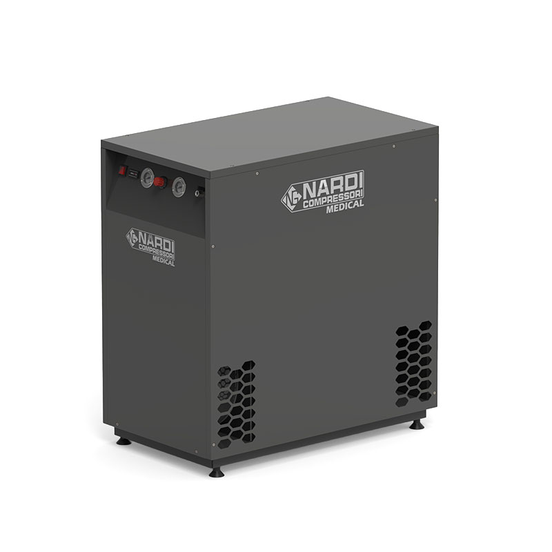 Nardi Extreme SD Silenced 100 L - Oil-Less Medical Compressor 8 bar / 10 bar