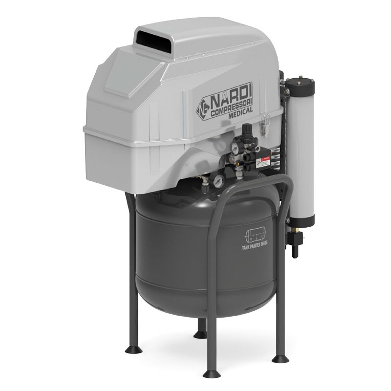 Nardi Extreme 2D Sil 50L - Dental Compressor 1.5÷2 HP without dryer