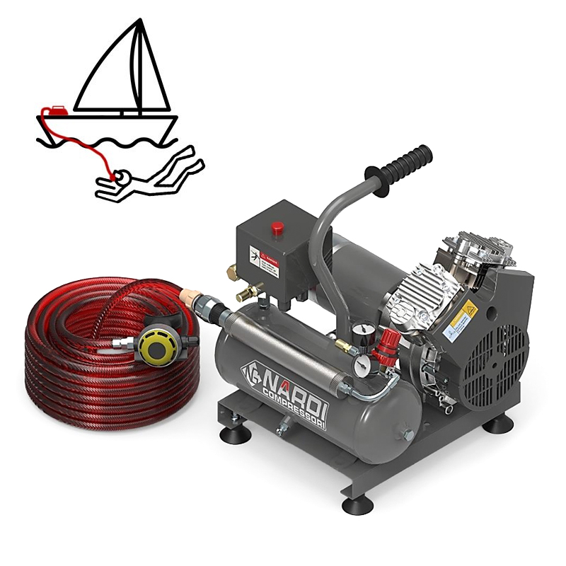 Nardi Extreme 3 Hookah 7L - 12/24 V Breathable Air Compressor