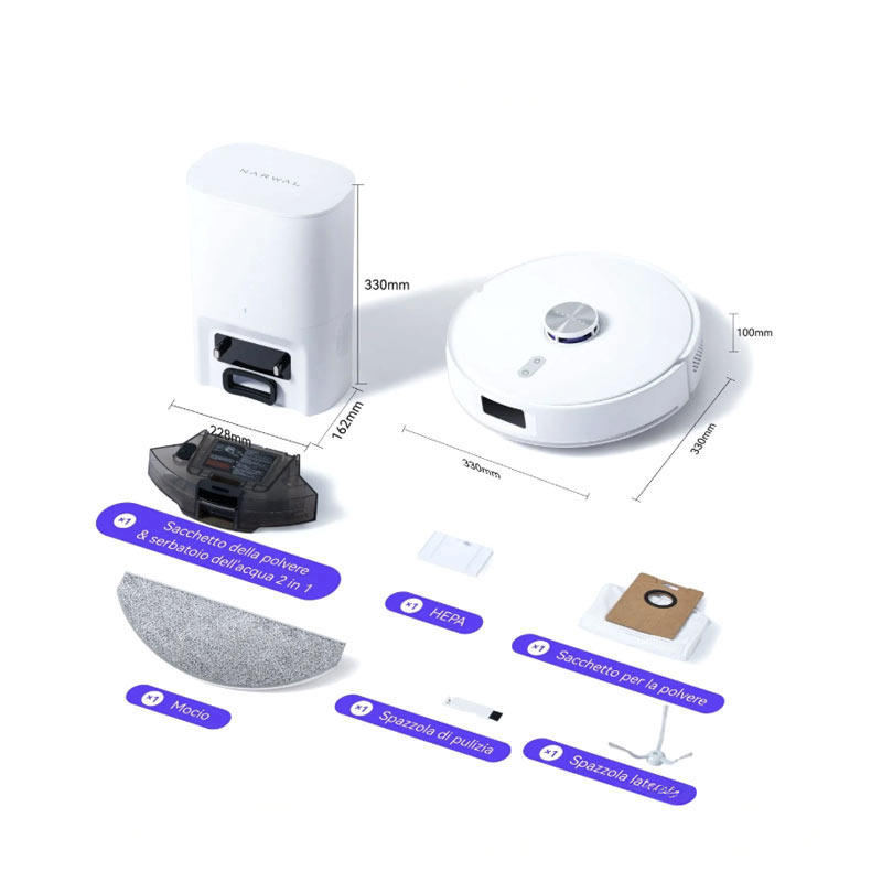 Narwal Freo S - Standard Equipment