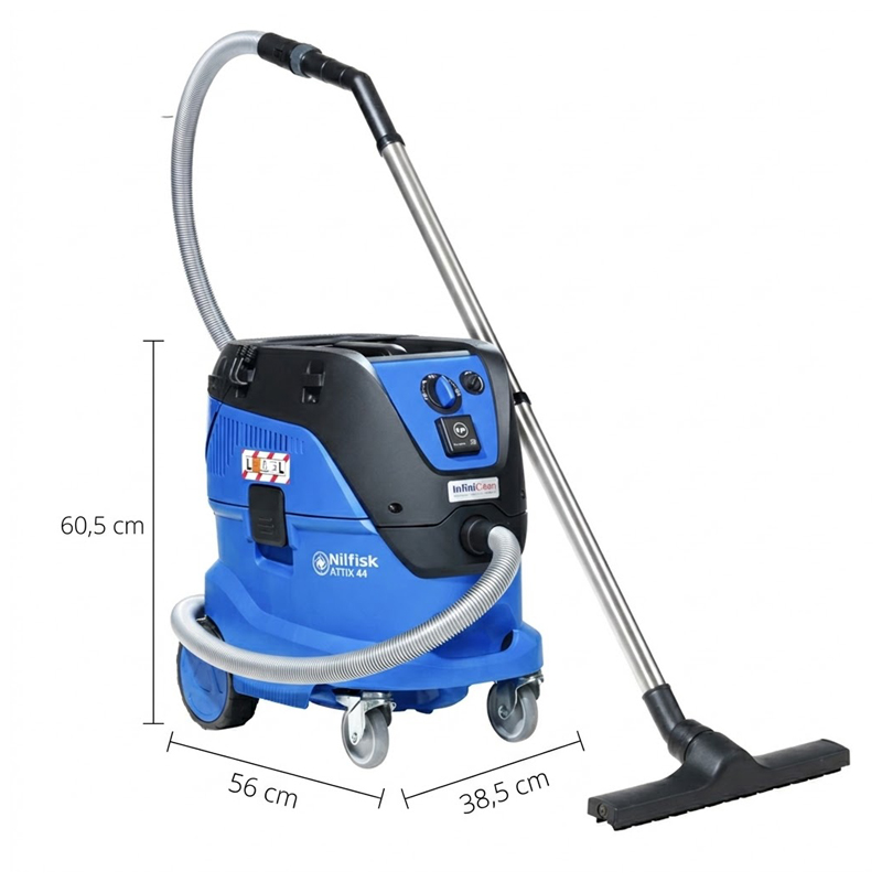 Nilfisk Attix 44-2L IC - Industrial Wet and Dry Vacuum Cleaner 44 L