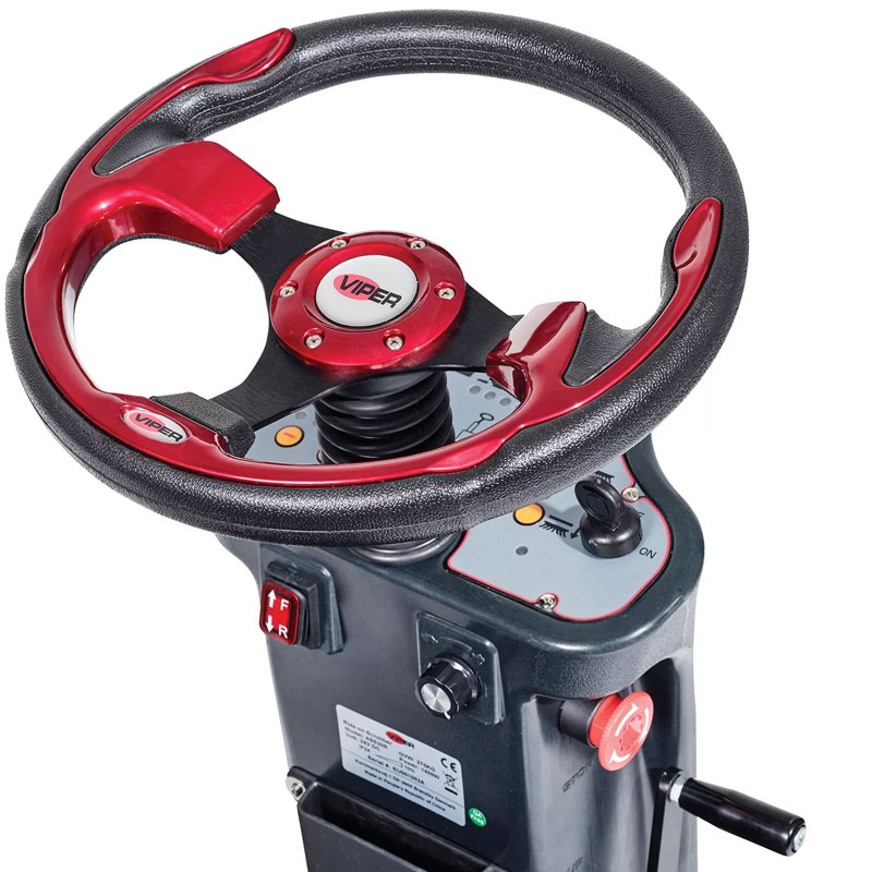 Nilfisk AS530R - 24V Rechargeable Battery-Powered Ride-On Scrubber Dryer