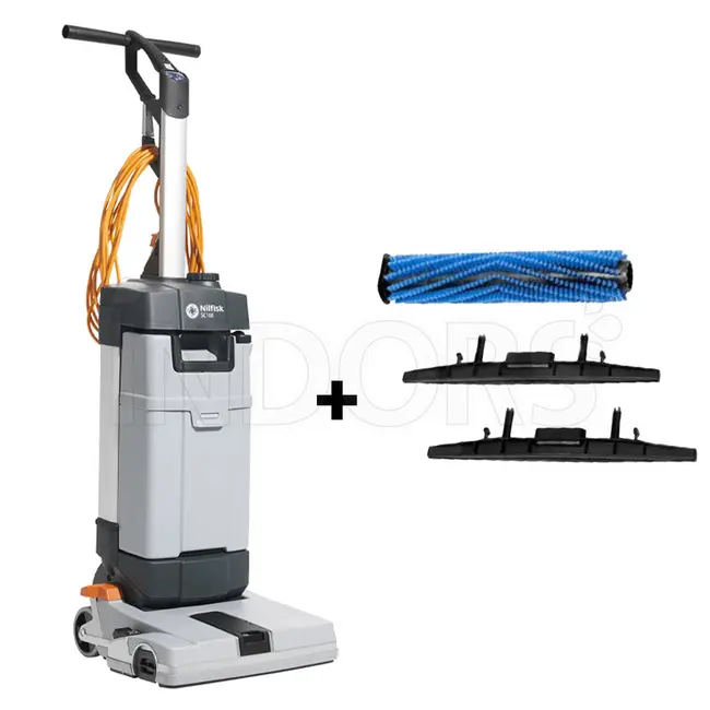 Nilfisk SC100 E Full Package - Macchina Lavapavimenti con Kit Pulizia Tappeto