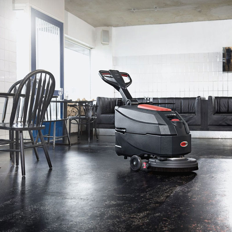 Nilfisk Viper AS4325B - 50000579 24V Rechargeable Battery-Powered Walk-Behind Scrubber Dryer