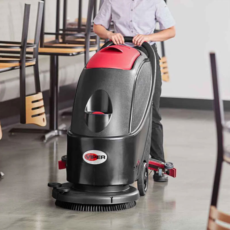 Nilfisk Viper AS510B - 50000238 Walk-Behind Battery-Powered Scrubber Dryer for Medium-Sized Surfaces