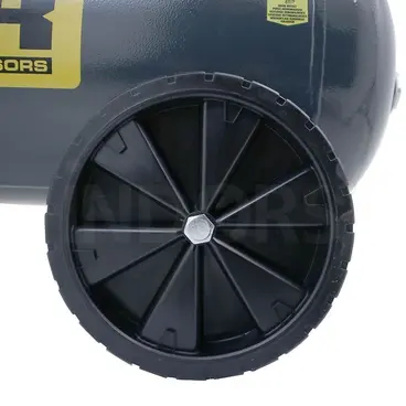 ruote grandi e solide Nuair B3800/3M/100C SIL - Compressore a Pistoni Silenziato