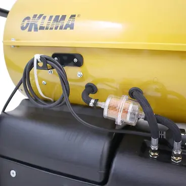 dettaglio carena Oklima SE 120 - Cannone Riscaldatore a Gasolio