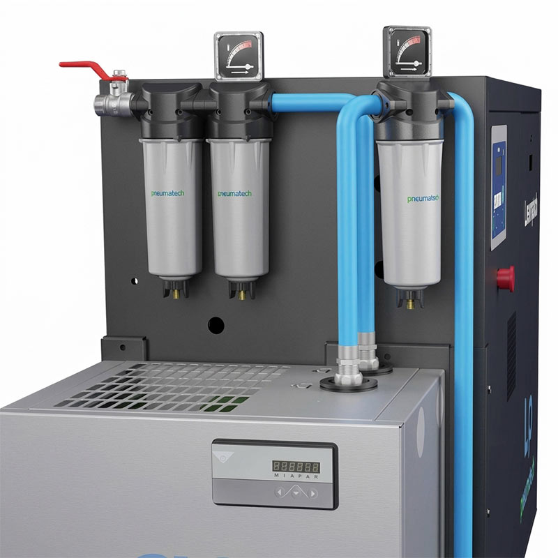 Pneumatech LP Laserpack - Compressore a vite lubrificato per Taglio Laser 20 bar