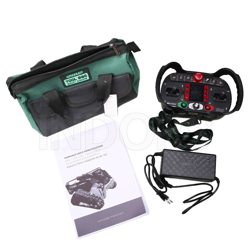 Pogo M-Tech MONSTER 100 - Trinciasarmenti Cingolato dotazione