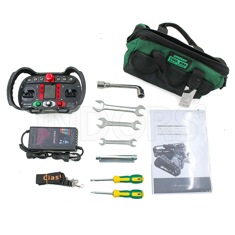 Dotazione Pogo M-Tech MONSTER 80 - Trinciasarmenti Cingolato 48 lame