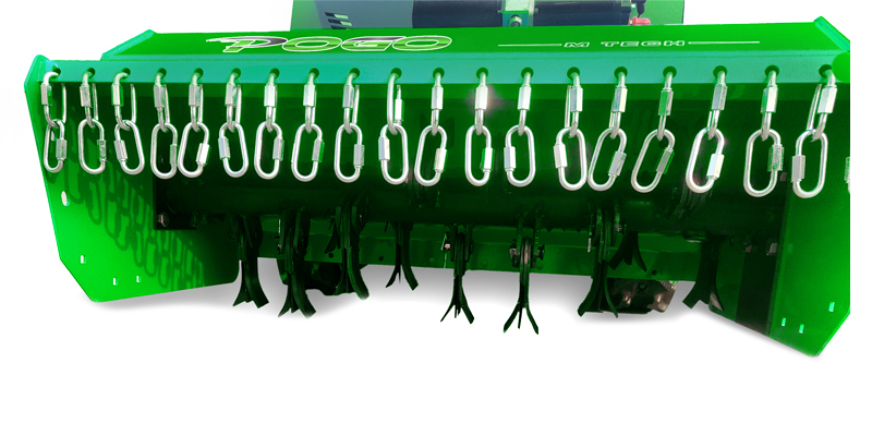 Pogo M-Tech MONSTER 80 - Trinciasarmenti Cingolato 48 lame